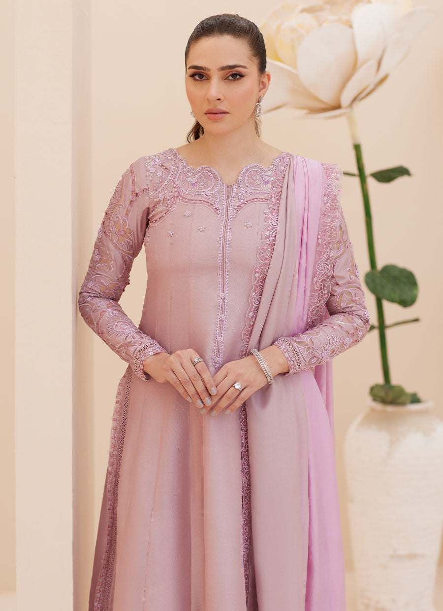 Zaza '25 - Moira Mauve Shirt and Dupatta