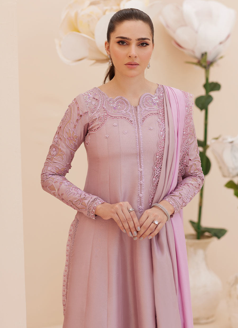 Zaza '25 - Moira Mauve Shirt and Dupatta