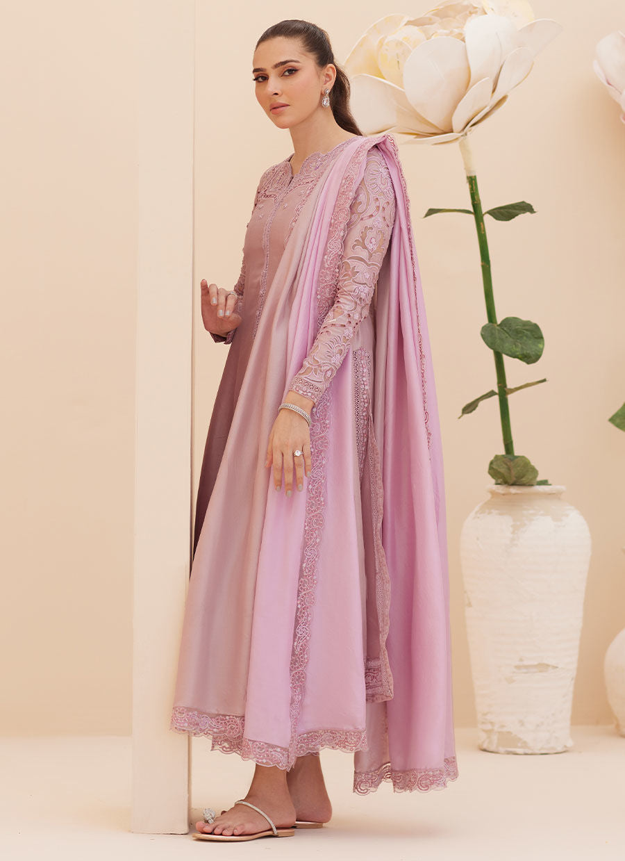 Zaza '25 - Moira Mauve Shirt and Dupatta