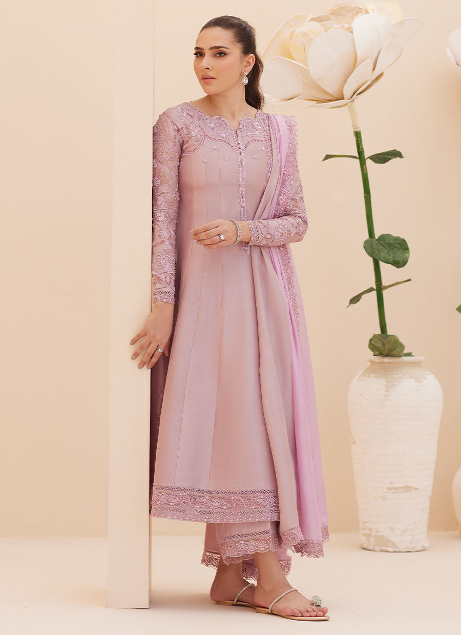 Zaza '25 - Moira Mauve Shirt and Dupatta