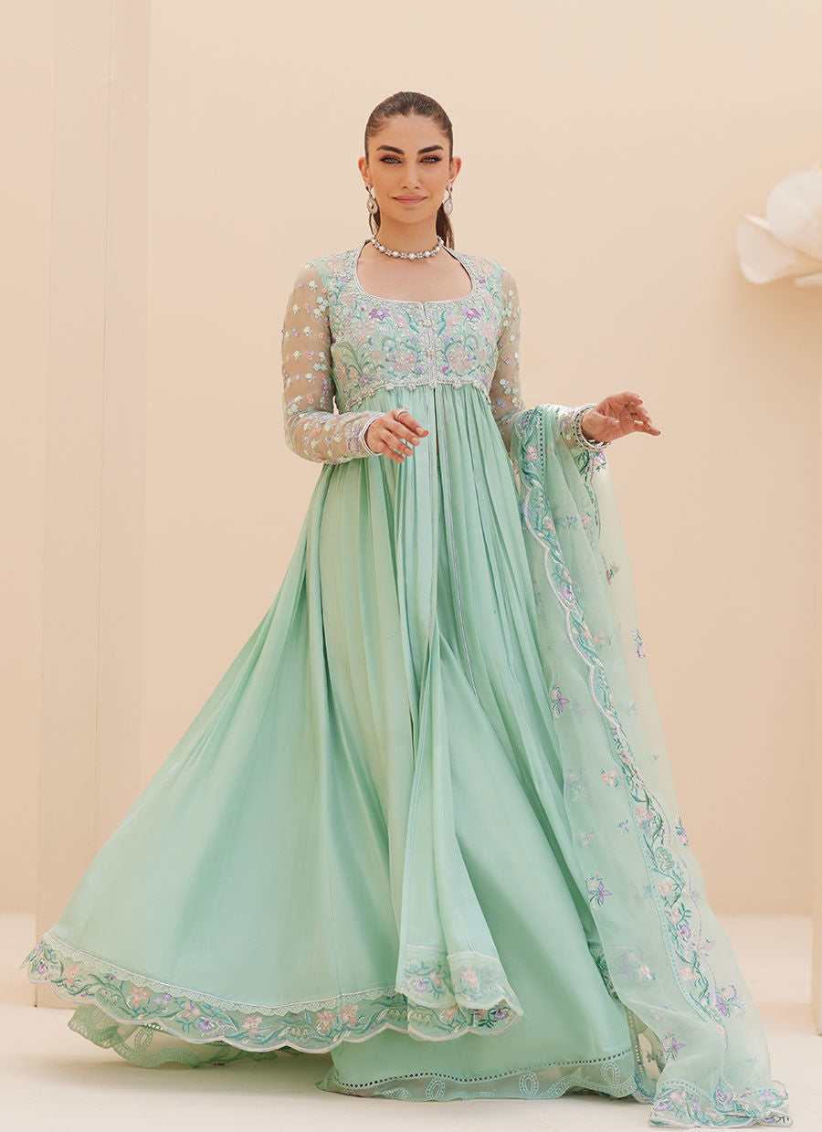 Zaza '25 - Freya Aqua Kalidaar and Dupatta