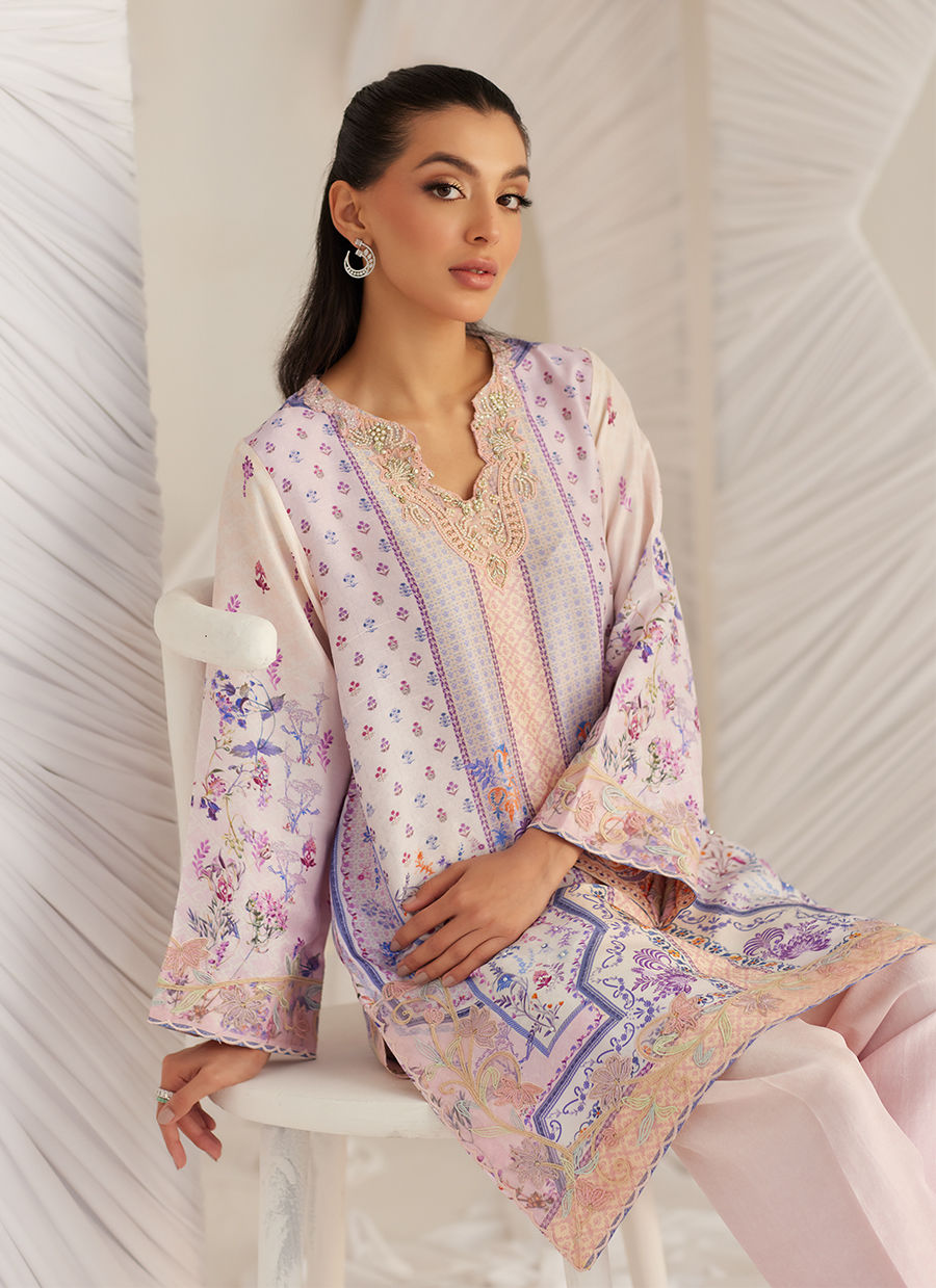 Lea Eid'25-Lara Lilac Shirt