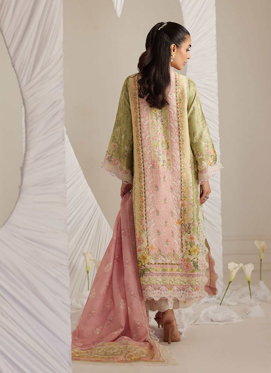 Lea Eid'25-Rosalina Shirt and Dupatta