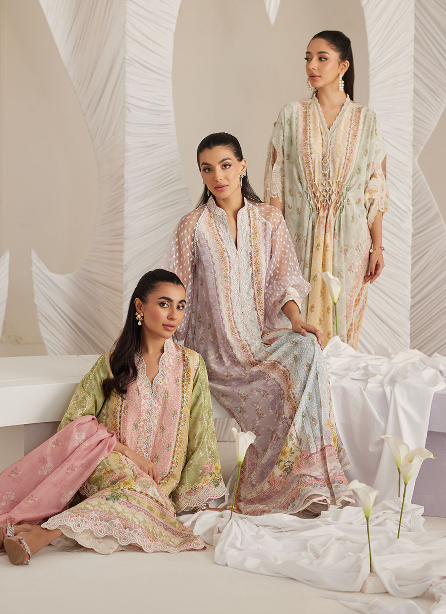Lea Eid'25-Bianca Lavender Kaftan