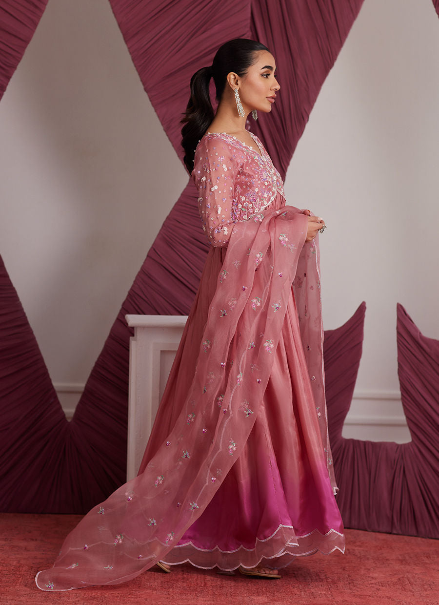 Luna Eid Edit'25 - Wylie Watermelon Kalidaar And Dupatta
