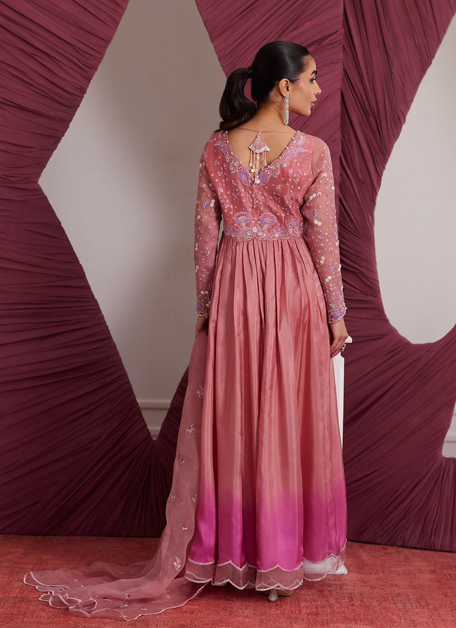 Luna Eid Edit'25 - Wylie Watermelon Kalidaar And Dupatta