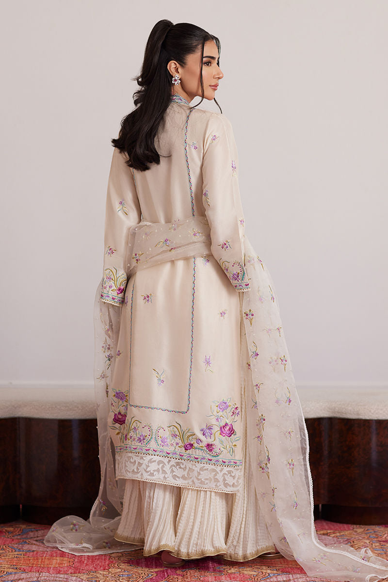 Luna Eid Edit'25 - Lexie Ivory Shirt And Dupatta