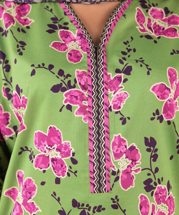 Unstitched Lawn '25 - 2 Piece - Printed Lawn Suit - 00U2DDY25V15