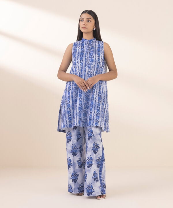 Unstitched Lawn '25 - 2 Piece - Printed Lawn Suit - 00U2TDY25V11