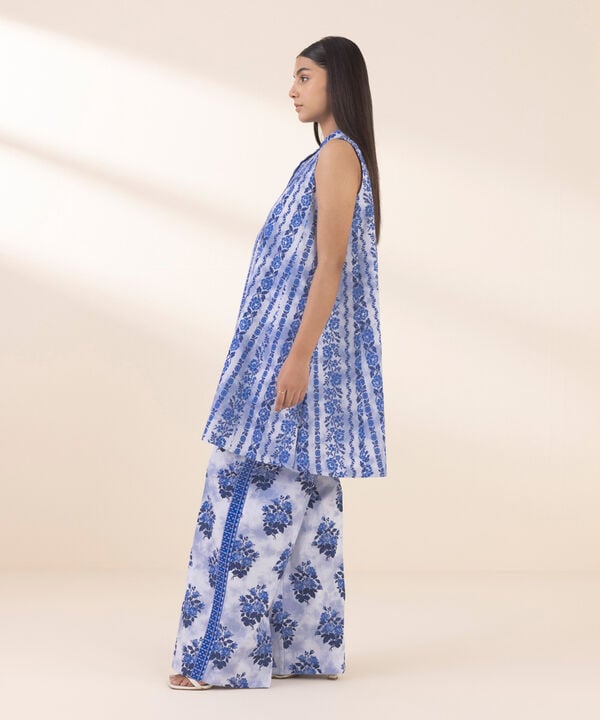 Unstitched Lawn '25 - 2 Piece - Printed Lawn Suit - 00U2TDY25V11