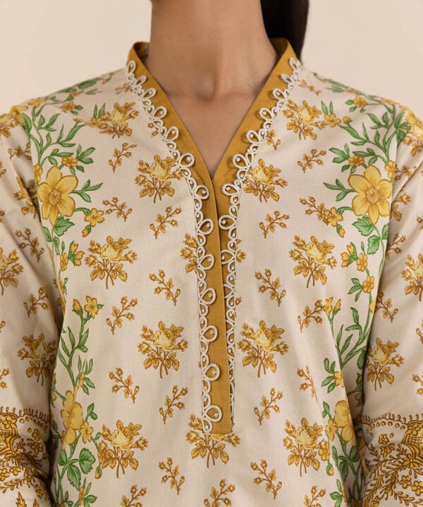 Unstitched Lawn '25 - 2 Piece - Printed Lawn Suit - 00U2TDY25V16