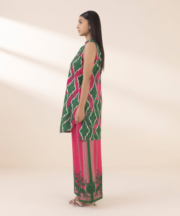 Unstitched Lawn '25 - 2 Piece - Printed Lawn Suit - 00U2TDY25V18