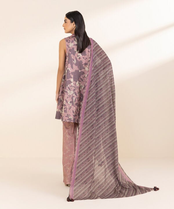 Unstitched Lawn '25 - 3 Piece - Printed Lawn Suit - 00U3PDY25V15