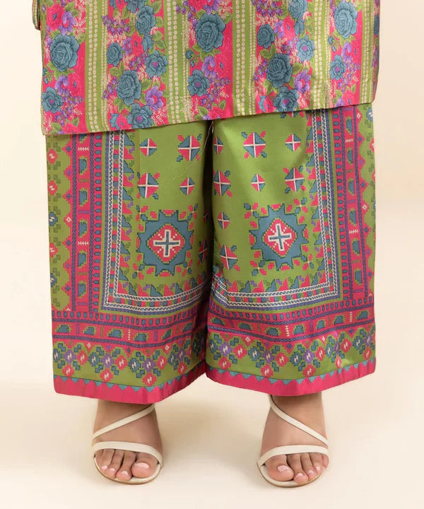 Daily '25- Printed Satin Suit 00U3PSL25V02