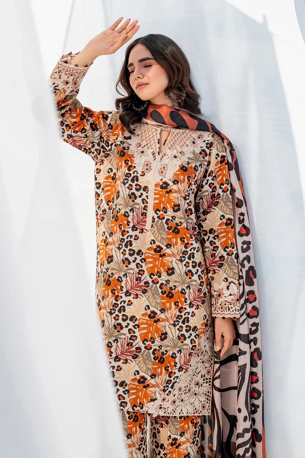 Unstitched'25 - EMBROIDERED VISCOSE SILK UF-4039