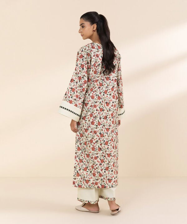 Unstitched Lawn '25 - 2 Piece - Printed Lawn Suit - 0U2TDY25V113