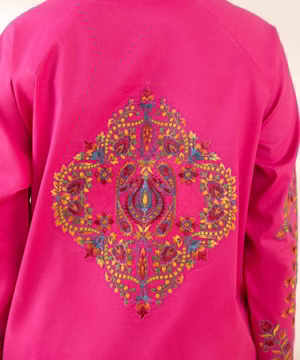 Unstitched Lawn '25 - 2 Piece - Embroidered Lawn Suit - 0U2TEDY25V16
