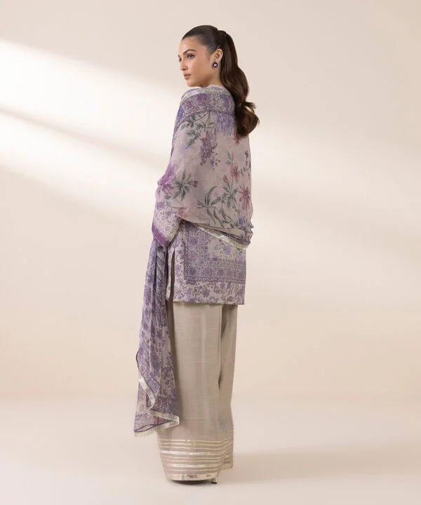 Silk'25- Embroidered Silk Suit 0U3PESL25V07 -RTS