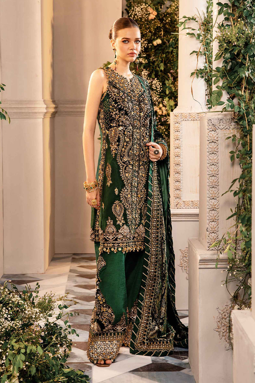 Mbroidered'24-3 Piece Unstitched Embroidered Organza Suit BD-2904