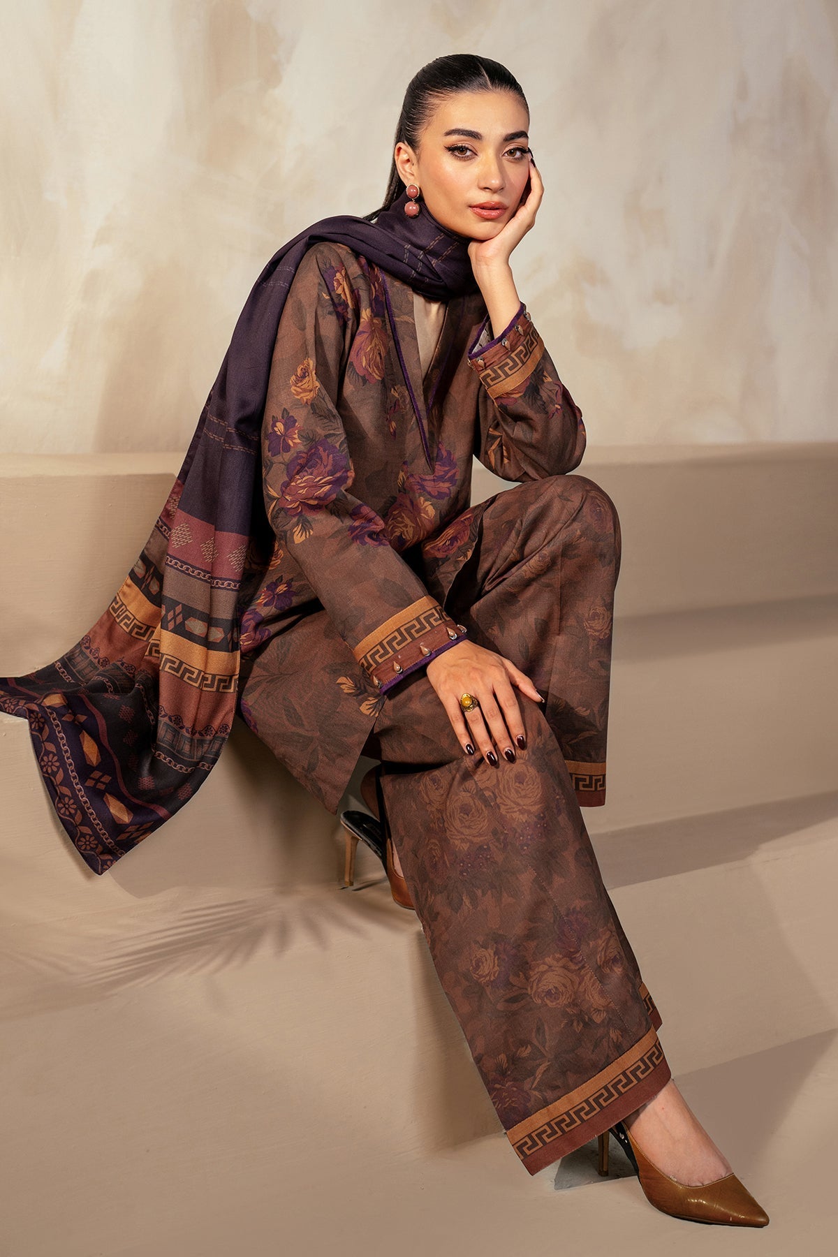 Unstitched '24 - Printed Khaddar Uf-4024