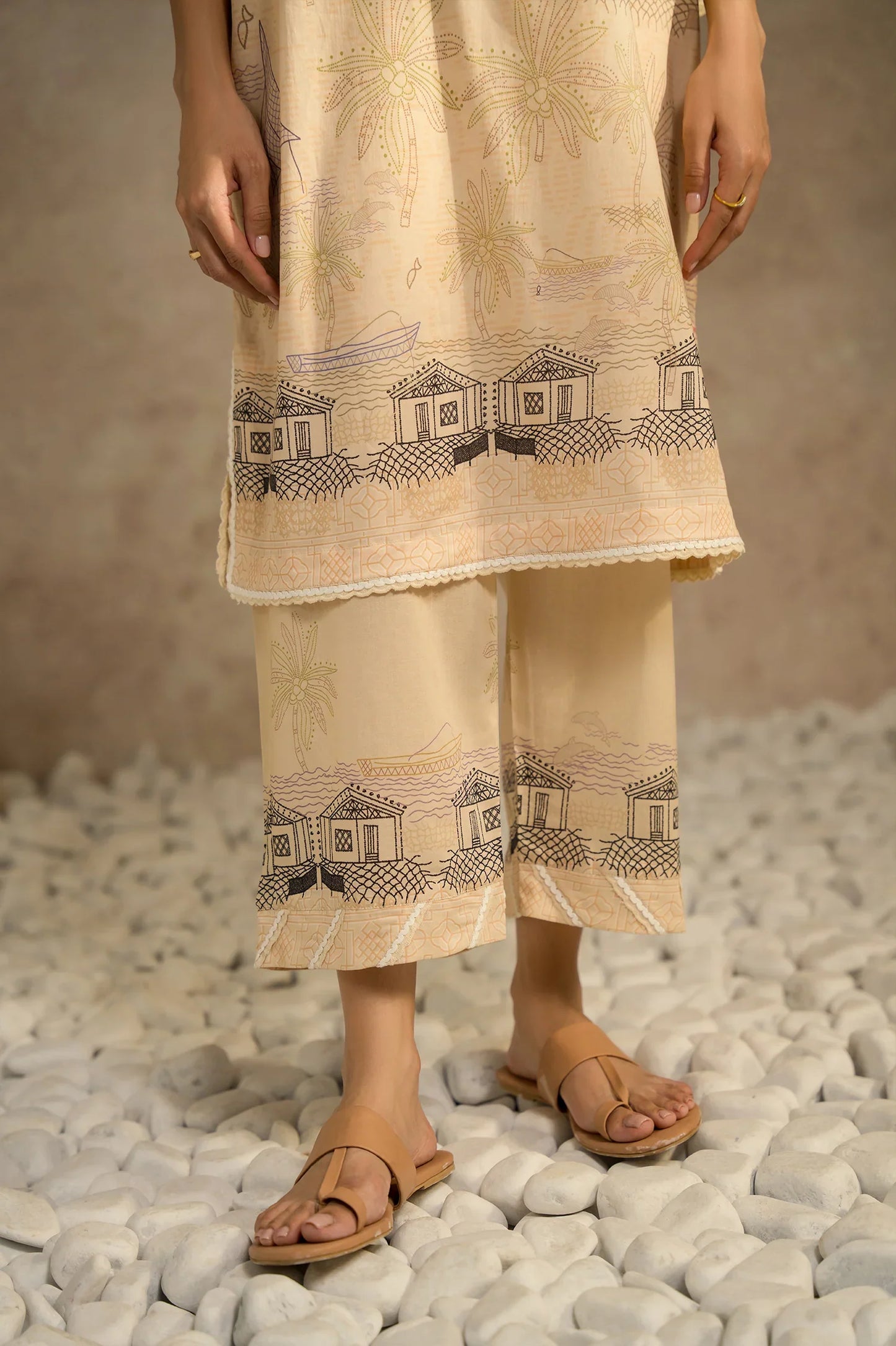 Lawn Pret '25- Adele Matching Set