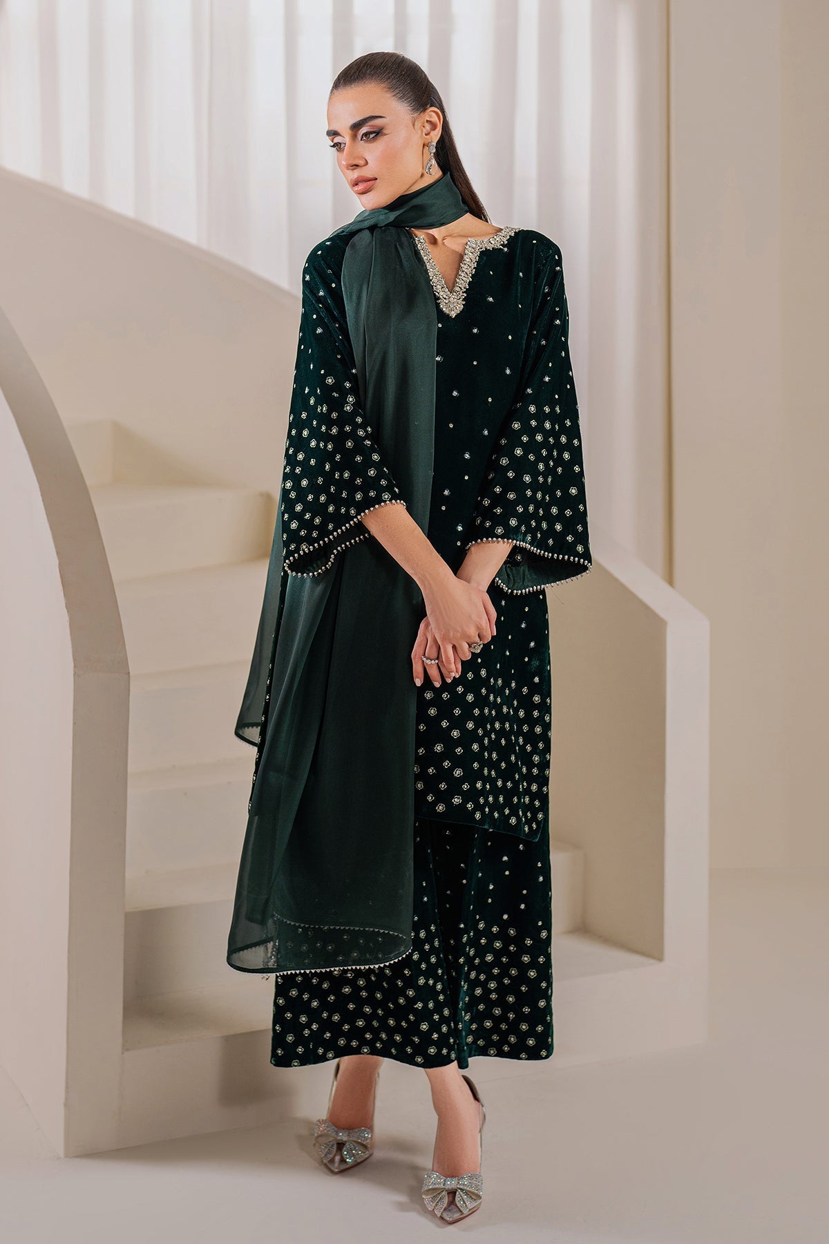 Baroque Velvets'24 - EMBROIDERED VELVET PR-1022