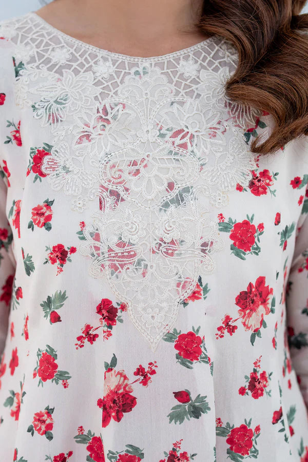 Unstitched'25 - EMBROIDERED VISCOSE SILK UF-4057