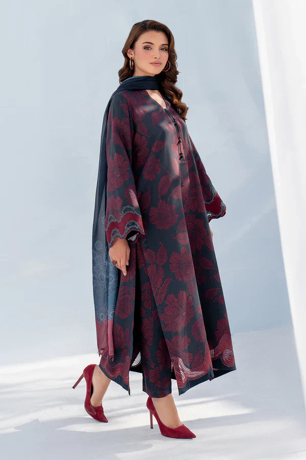 Unstitched'25 - EMBROIDERED VISCOSE SILK UF-4061