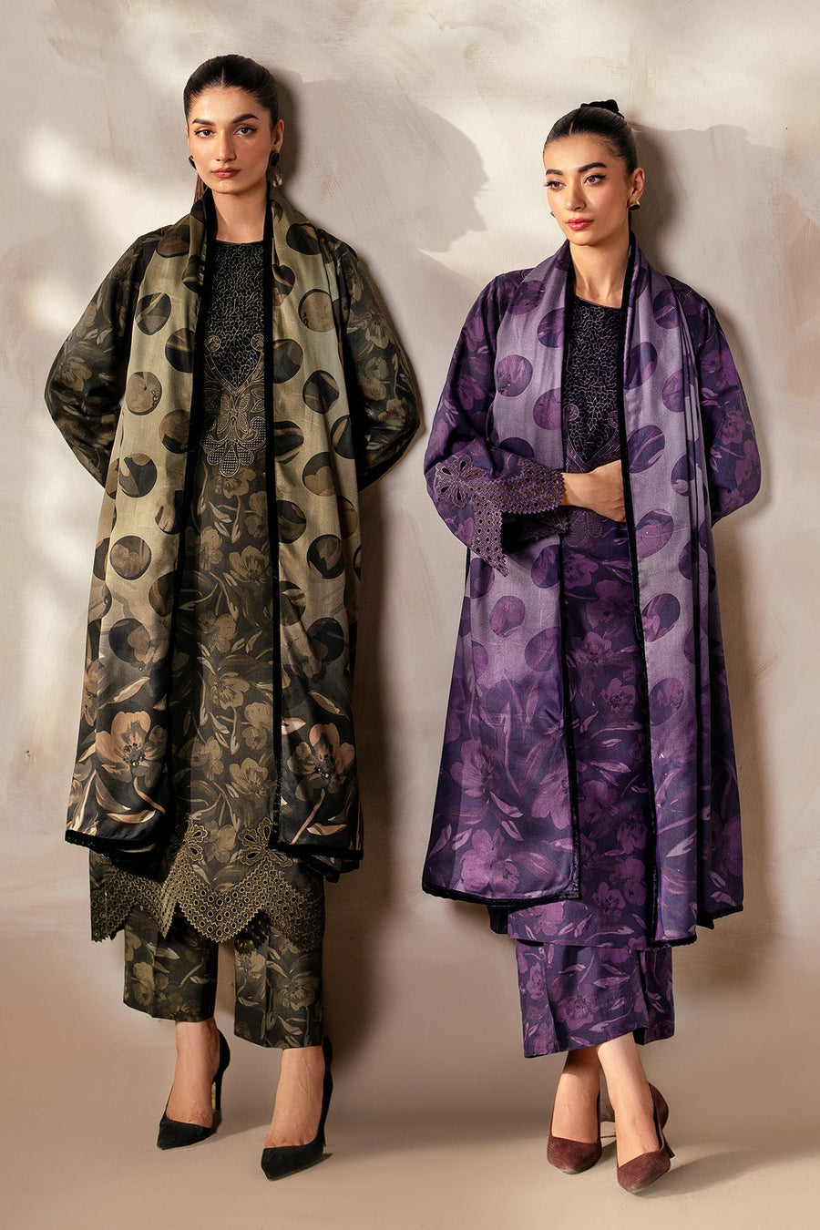 Unstitched '24 - Embroidered Khaddar Uf-4030 (RTS) photo 12