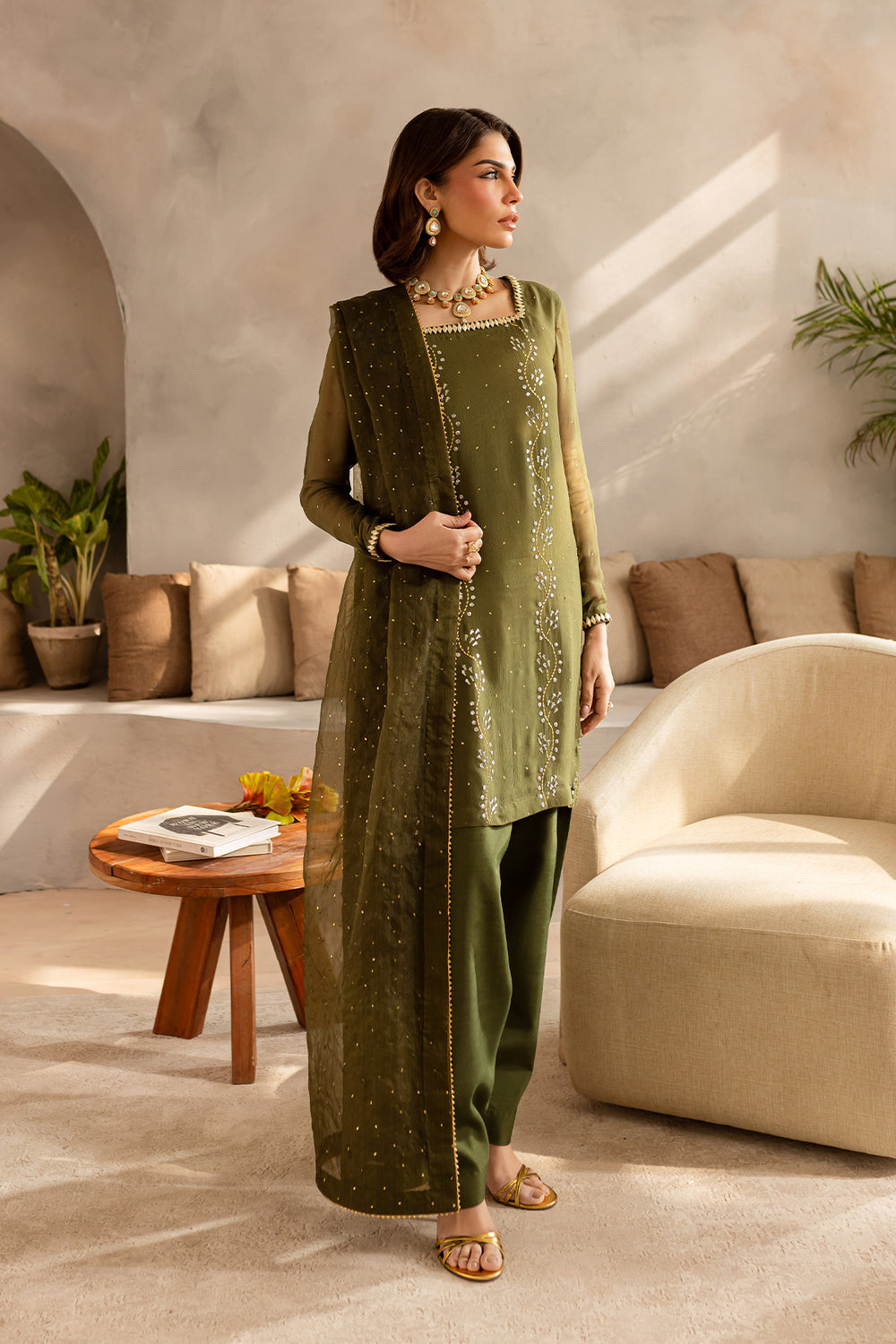 Kaya Mukaish Chiffon Edit '24 - KY-04