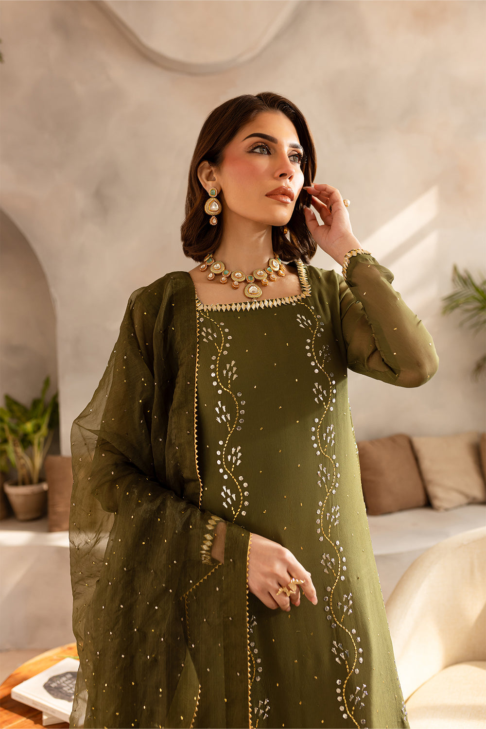 Kaya Mukaish Chiffon Edit '24 - KY-04