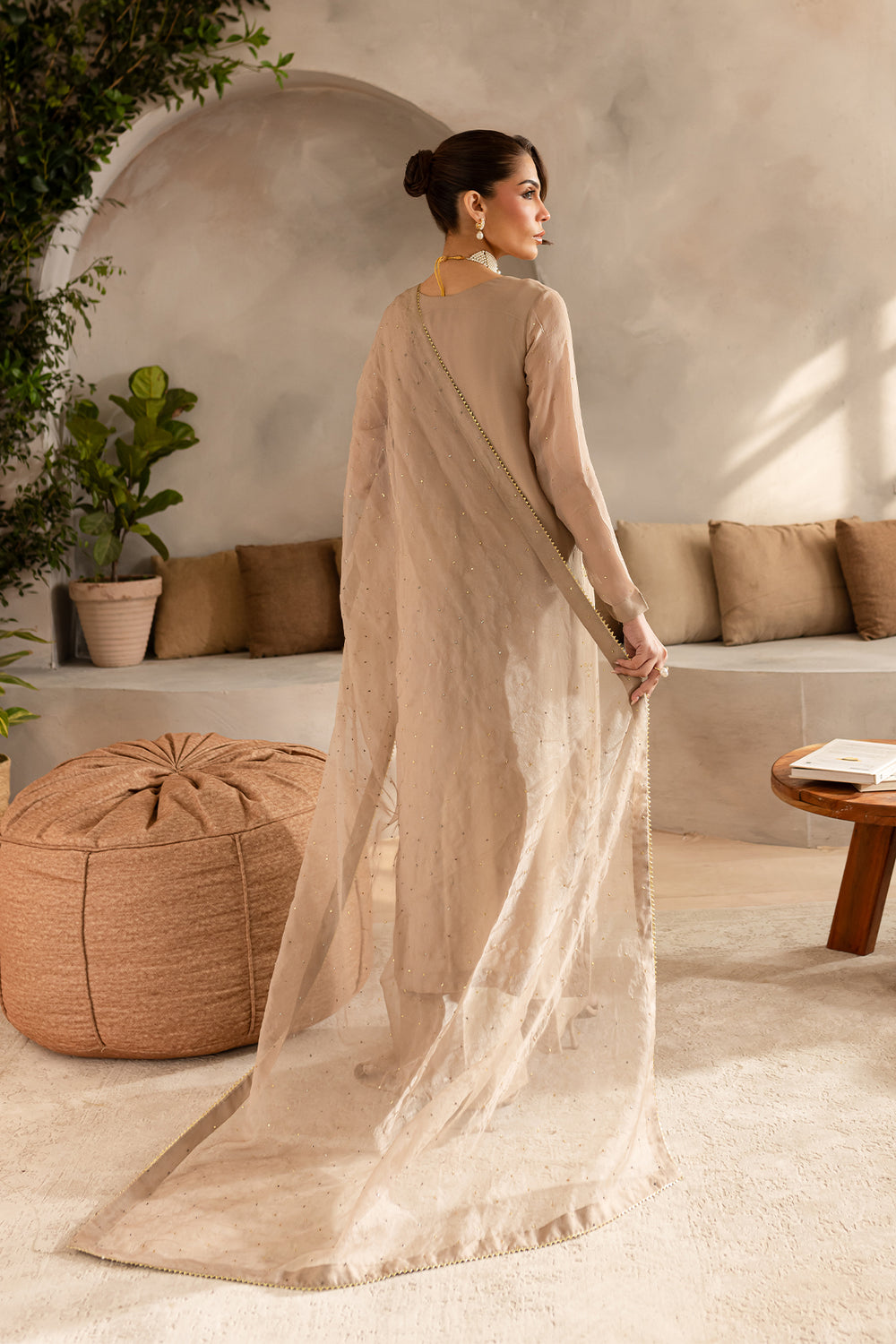 Kaya Mukaish Chiffon - KY-05 -RTS