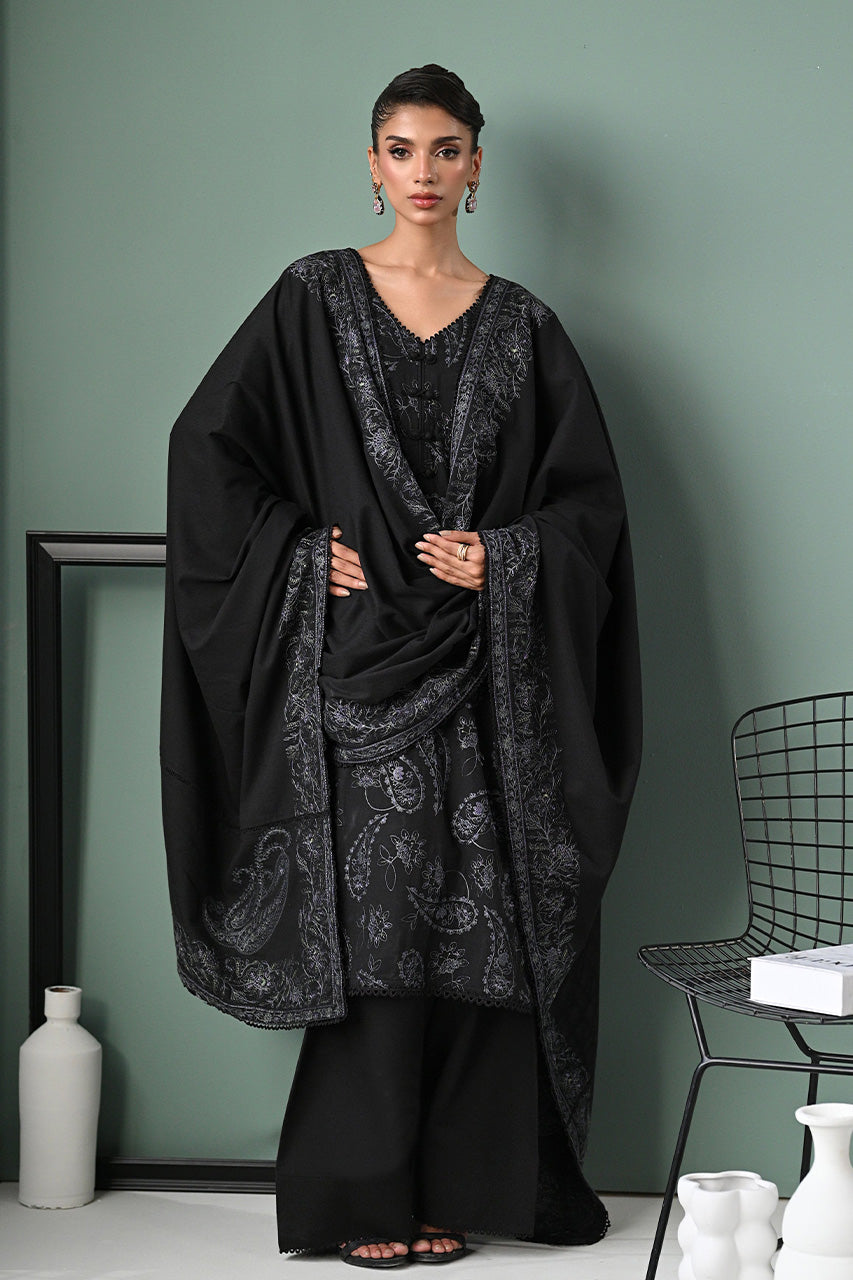 KARANDI'24-BLACK LUXURY EMBROIDERED KARANDI SET (NEL-24623)