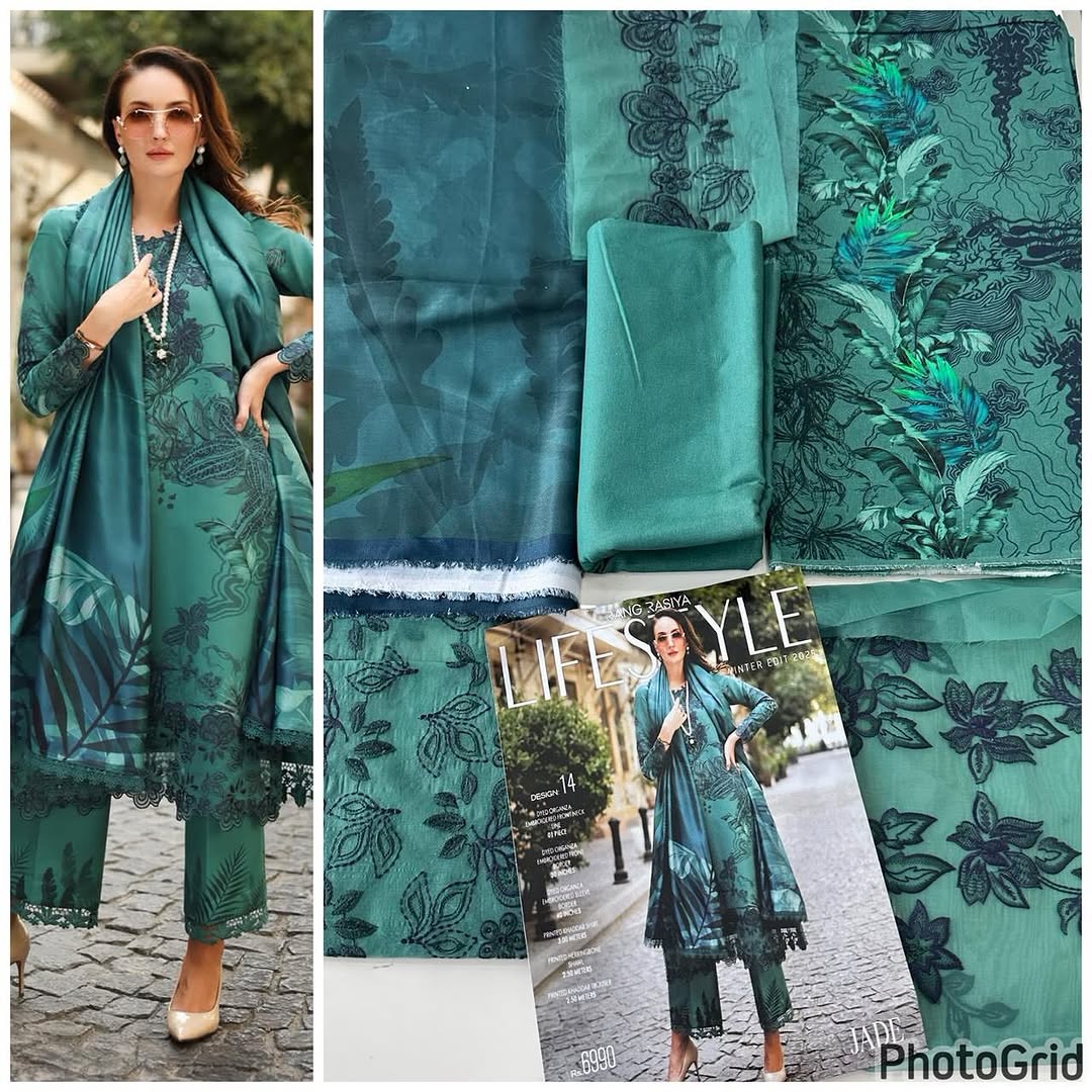 Jade Lifestyle Winter Edit 2025 Unstitched- RTS