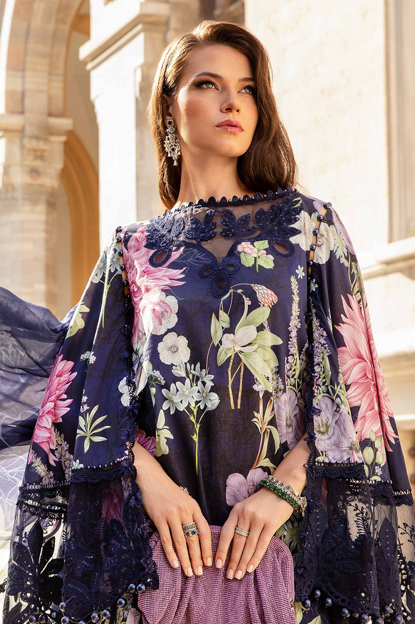 M Print'24 - 3 Piece Unstitched Printed Cambric Suit | MPT-2306-B (RTS) photo 4