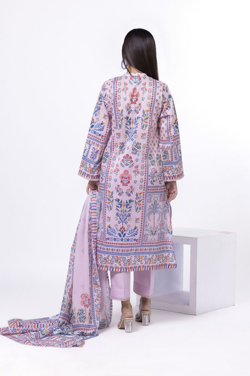 Printed Lawn'26 Fabrics 3 Piece - SS2238B- RTS