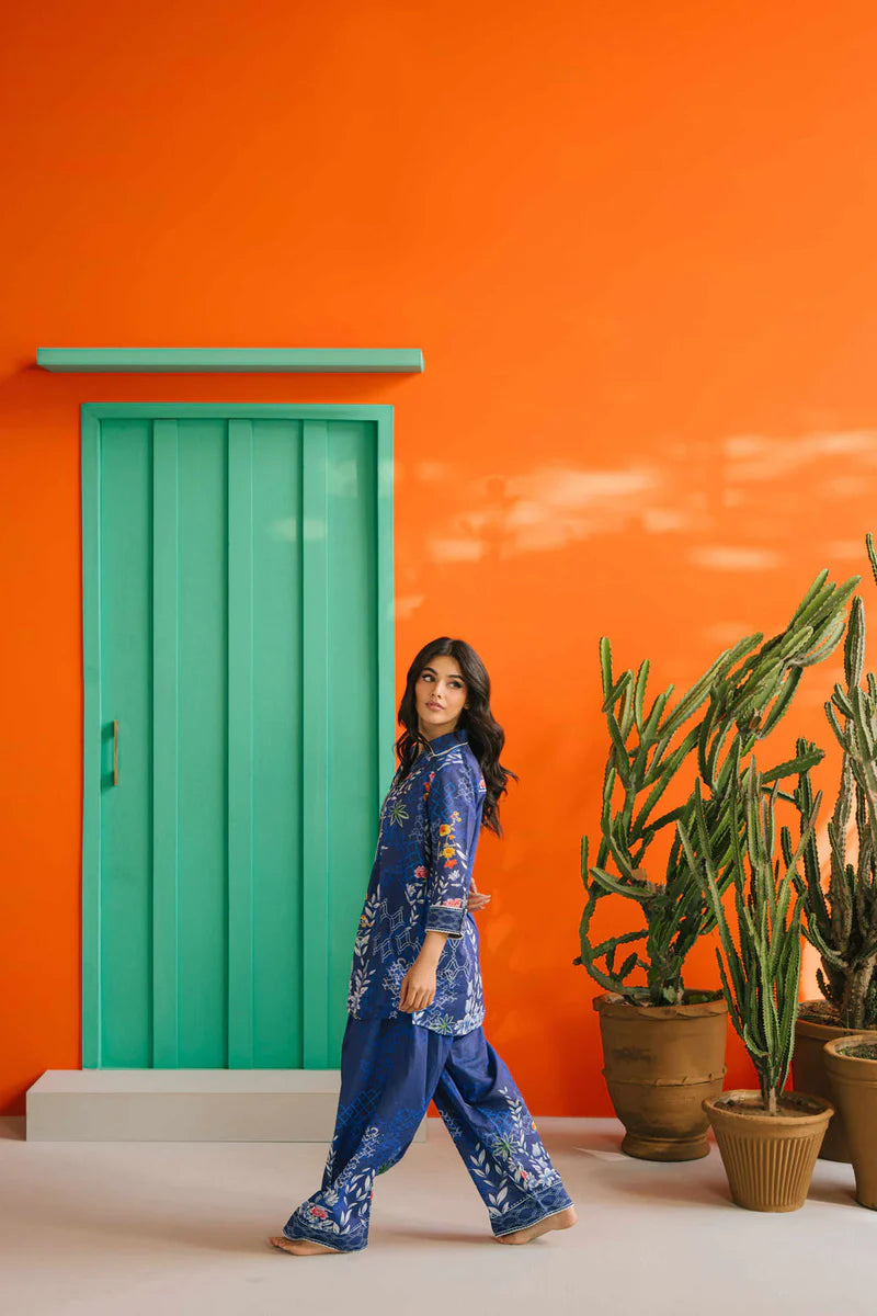 Lawn Pret Vol 2 '25 - Night of Navy Matching Set