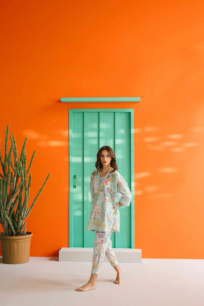 Lawn Pret Vol 2 '25 - Floral Serpent Matching Set