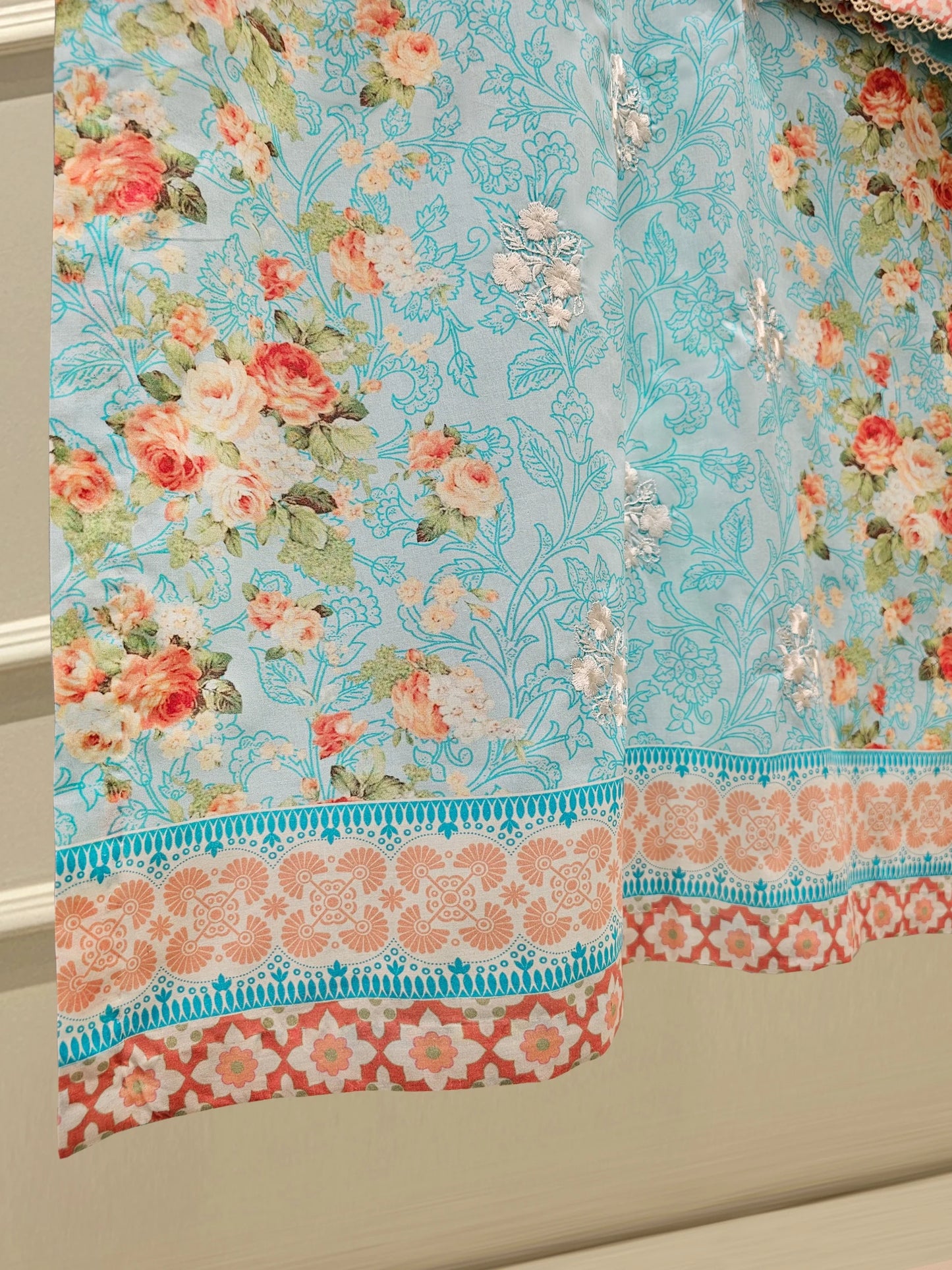 2 Piece - Digital Printed Lawn Suit S111624- RTS