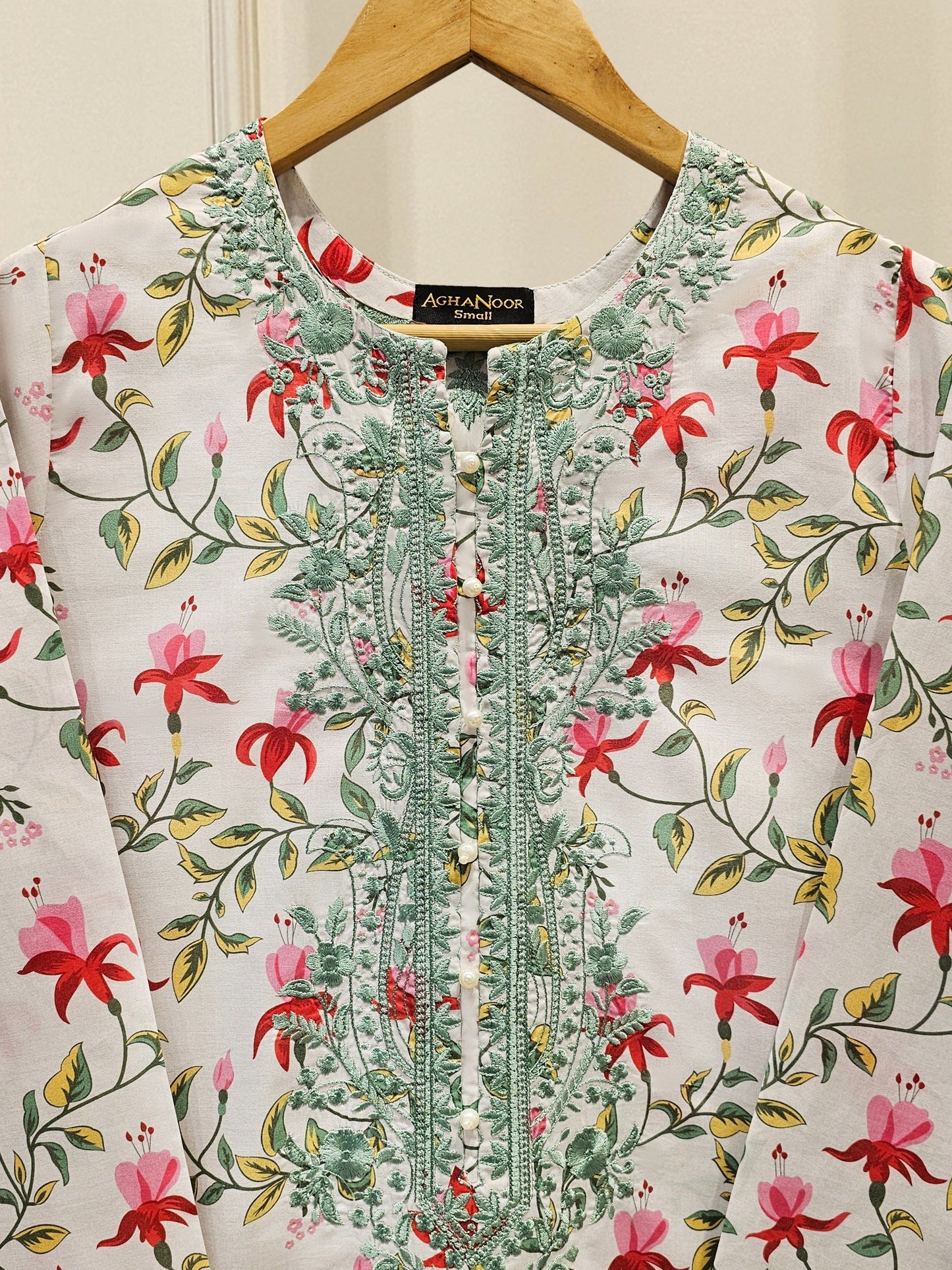 2 Piece - Digital Printed Embroidered Lawn Suit S111716 - RTS