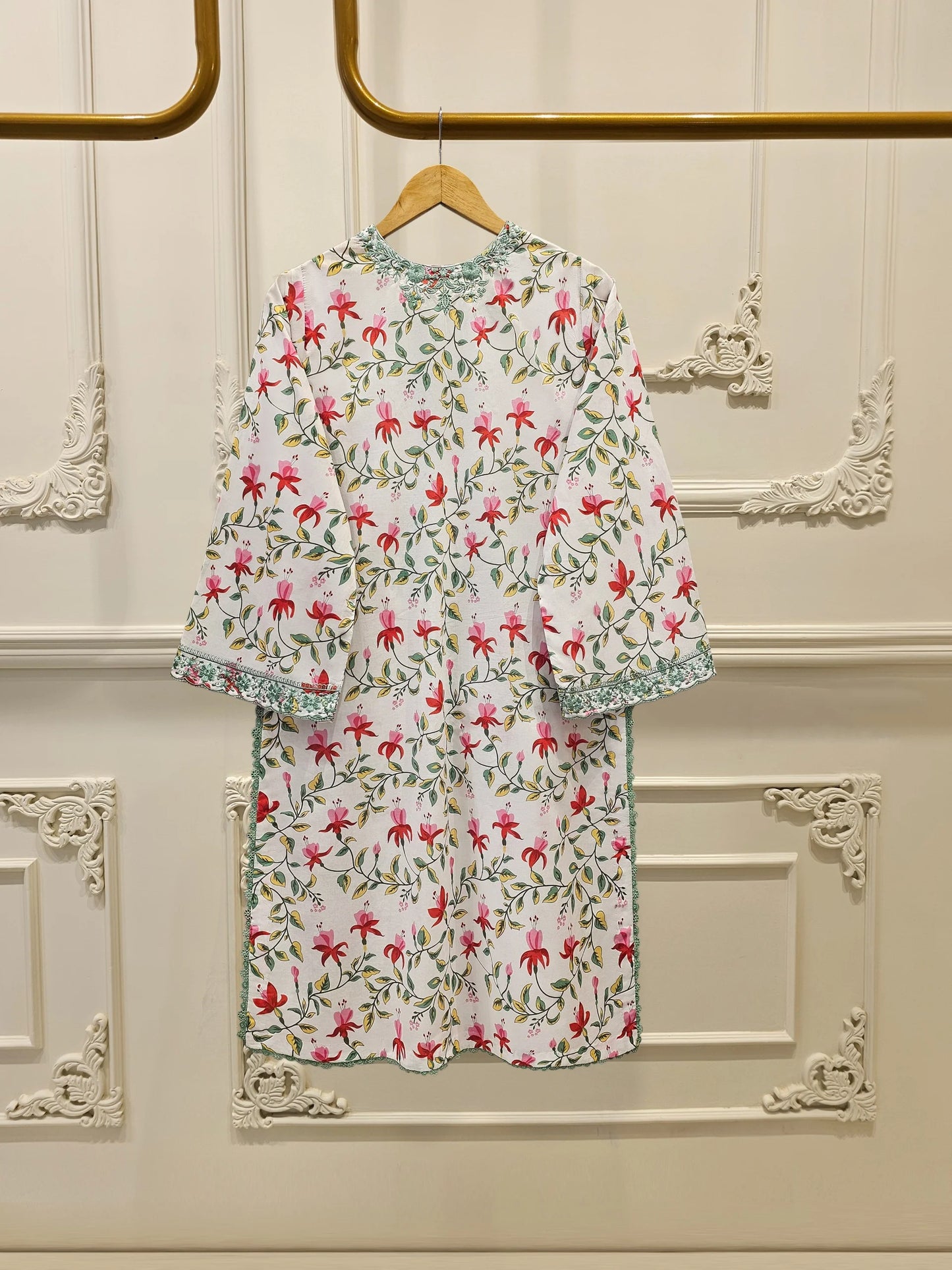 2 Piece - Digital Printed Embroidered Lawn Suit S111716 - RTS