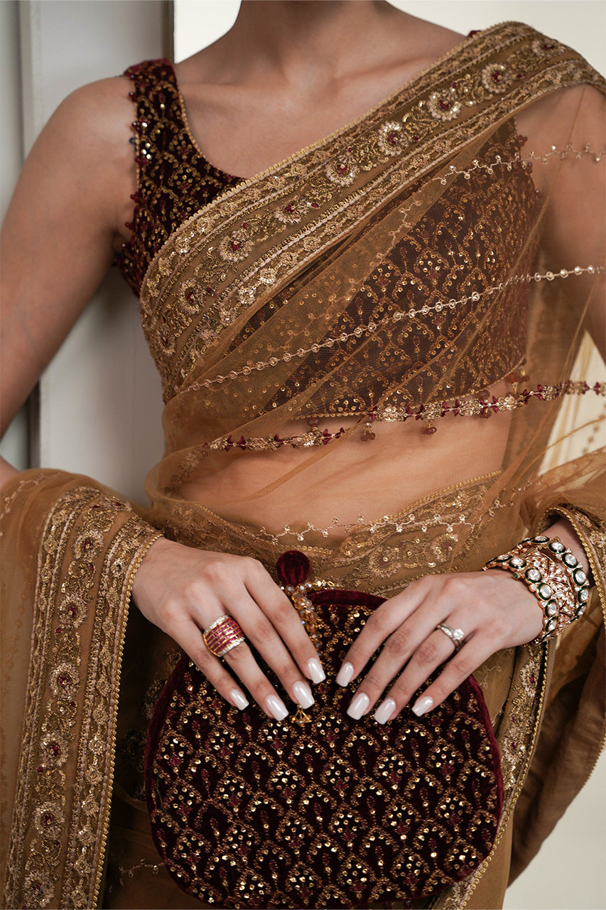 FORMALS'24 -Gold Timeless Saree Wedding Edit 2024/2025 (NPA3-24433)