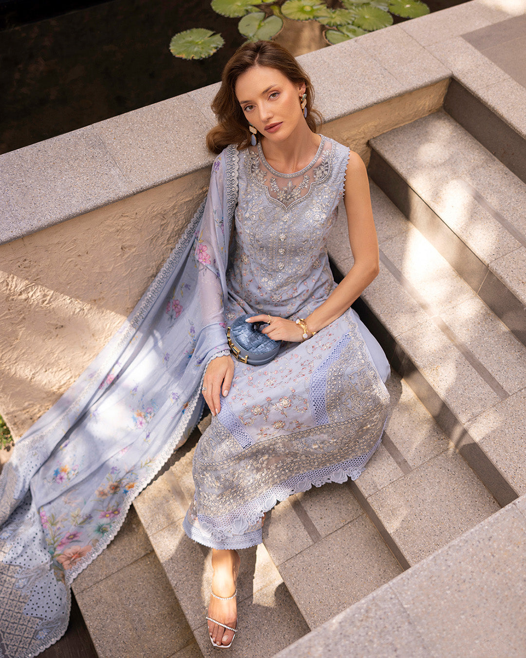 Zinnia Luxury Lawn '25 - Liana