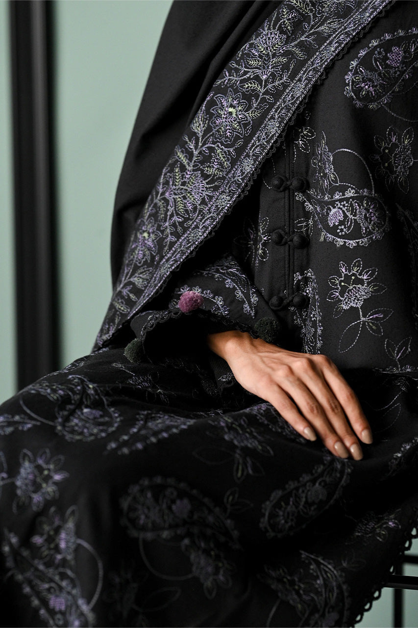 KARANDI'24-BLACK LUXURY EMBROIDERED KARANDI SET (NEL-24623)
