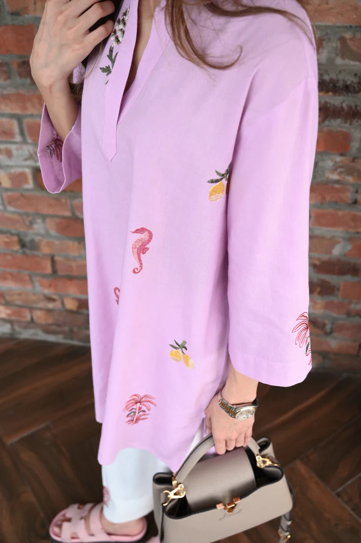 Seahorse Lilac Set