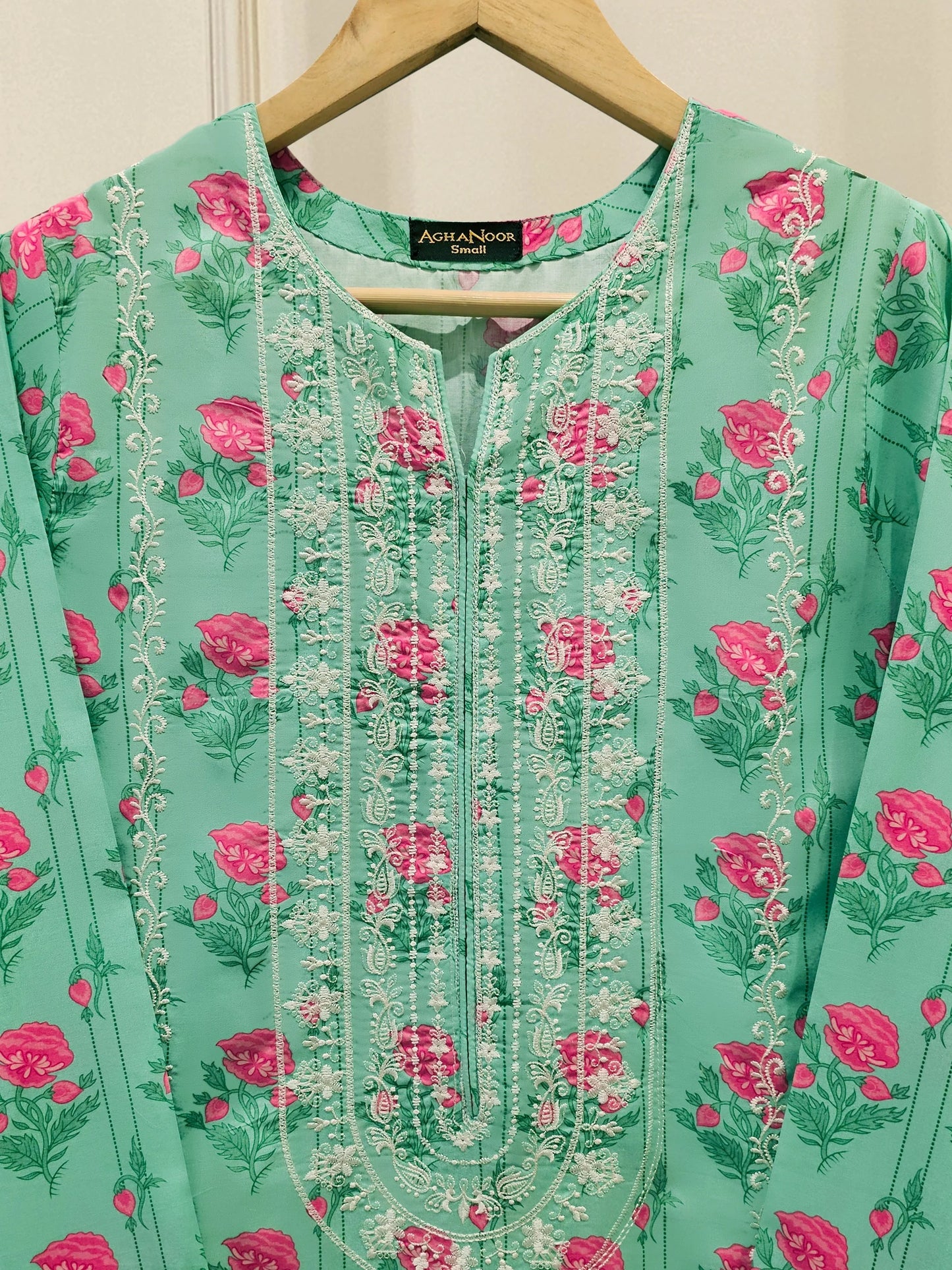 Digital Printed Embroidered Lawn Shirt S111740 - RTS