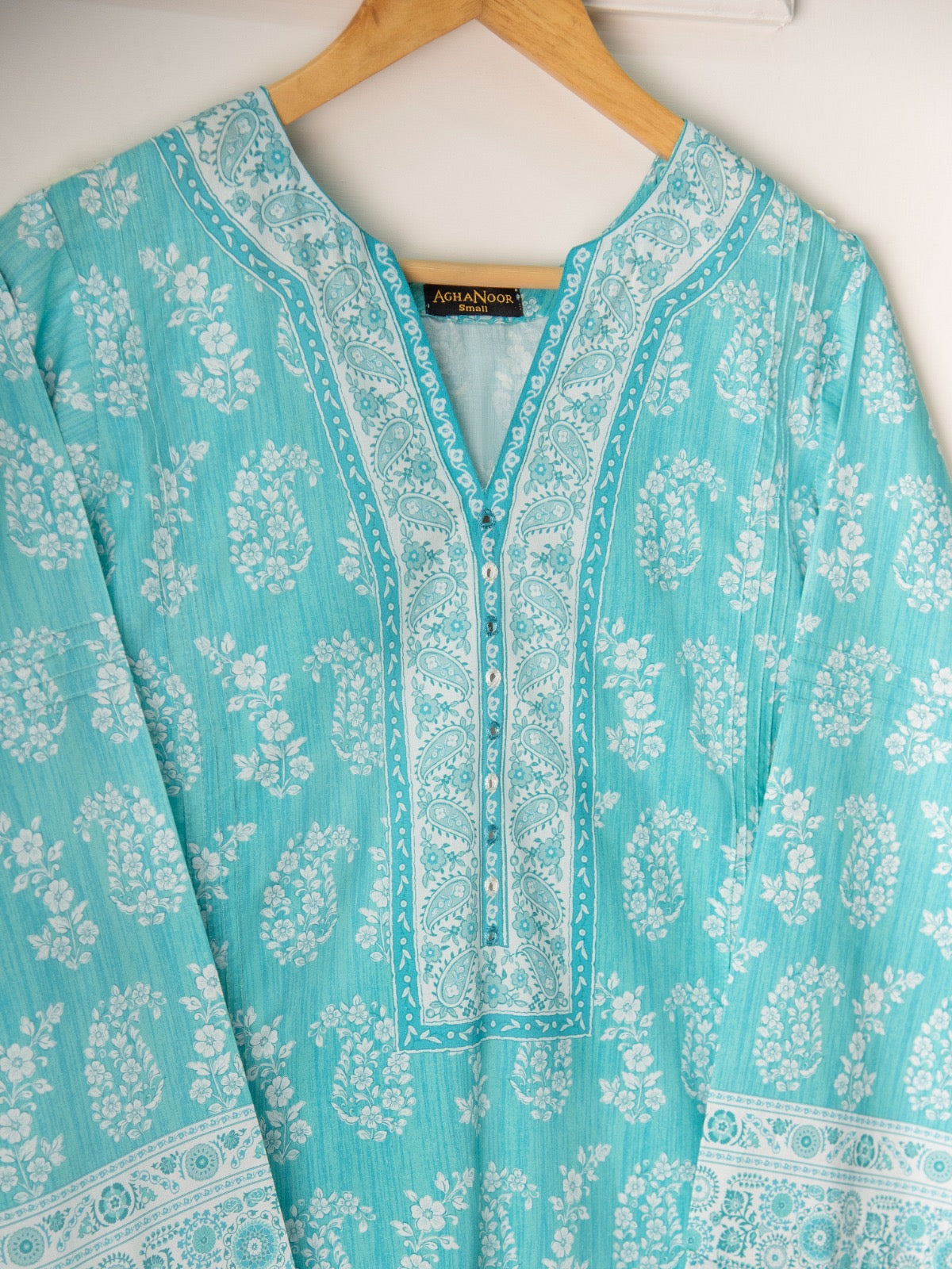 Digital Printed Cambric Shirt S110498