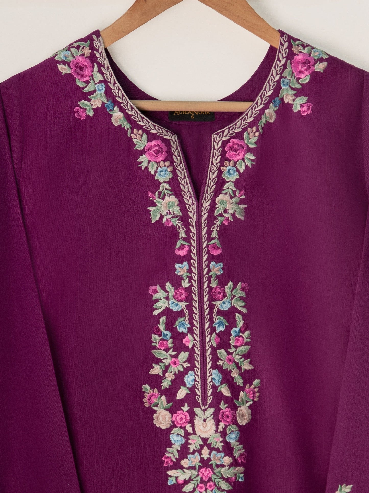 Embroidered Khaddar Shirt S110729