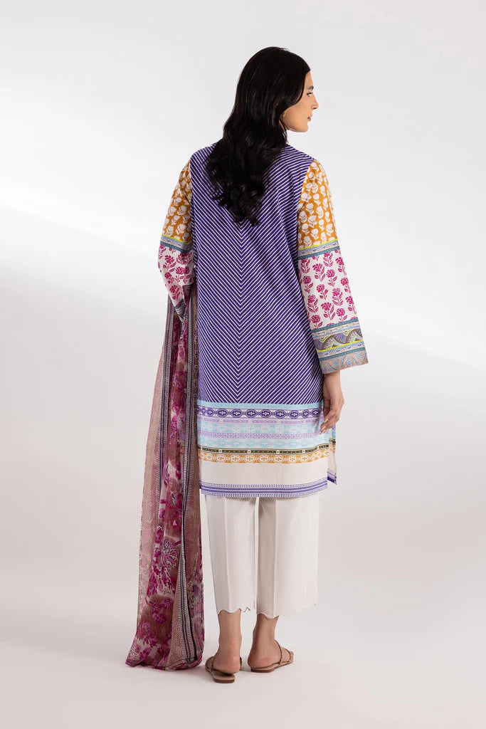 Stitched Mahay Lawn Suit SS25MHY206BP3'26-RTS