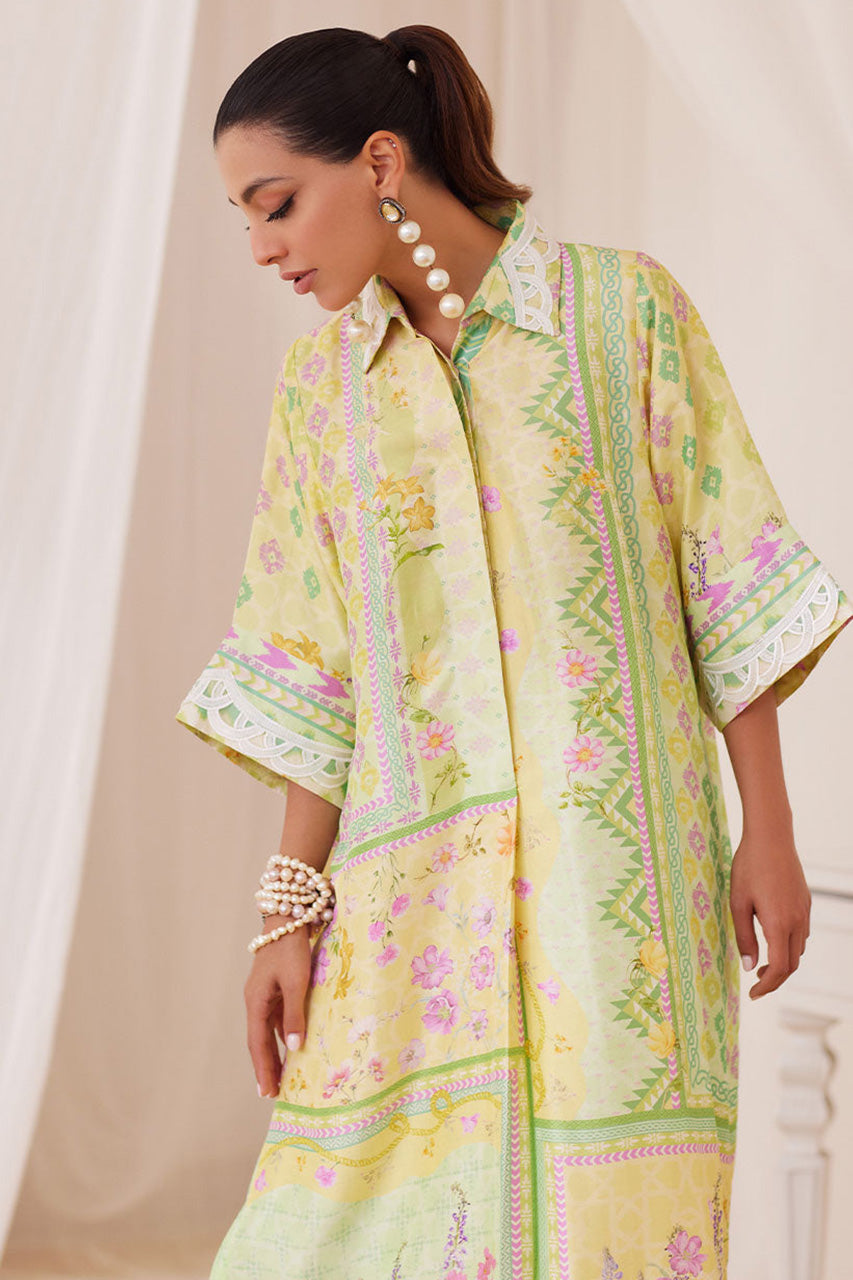 Lea Fall'24 - Butter Yellow Shirt Dress